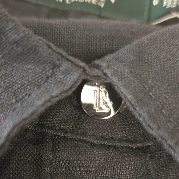 Lauren Ralph Lauren Tie Front Linen Dress - Picture 4 of 6